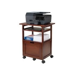Printer Stands And Carts Winsome Piper 3-Shelf Wood Mobile Printer Stand, Brown (94427) -Epson Shop sp42125648 s7