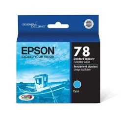 Epson T78 Cyan Standard Yield Ink Cartridge