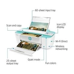 Printers HP Deskjet 3755 Wireless All-in-One Color Inkjet Printer, Includes 2 Months Of Instant Ink (J9V92A) 15 Printers HP Deskjet 3755 Wireless All-in-One Color Inkjet Printer, Includes 2 Months Of Instant Ink (J9V92A) -Epson Shop sp46037733 s7