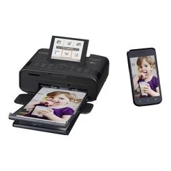 Printers Canon SELPHY USB & Wireless Color Dye-Sublimation Print Only Printer, Black (CP1300) -Epson Shop sp46777218 s7