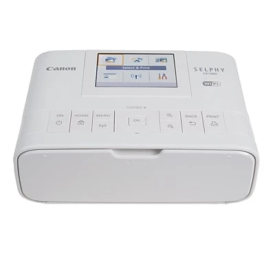 Printers Canon SELPHY USB & Wireless Color Dye-Sublimation Print Only Printer, White (CP1300W) 4 Printers Canon SELPHY USB & Wireless Color Dye-Sublimation Print Only Printer, White (CP1300W) - Image 2