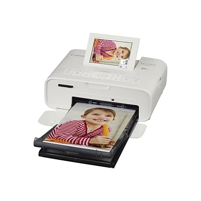 Printers Canon SELPHY USB & Wireless Color Dye-Sublimation Print Only Printer, White (CP1300W) 7 Printers Canon SELPHY USB & Wireless Color Dye-Sublimation Print Only Printer, White (CP1300W) - Image 5