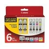 Canon 220/221 Black/Photo Black/Cyan/Magenta/Yellow Standard Yield Ink Tank Cartridge, 6/Pack (2945B015) -Epson Shop sp48117506 s7