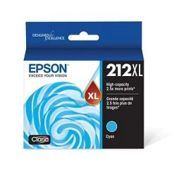 Epson T212XL Cyan High Yield Ink Cartridge (T212XL220-S)