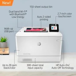 Printers HP LaserJet Pro M454dw Wireless Color Laser Printer With Duplexing (W1Y45A) -Epson Shop sp56867212 s7