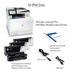 Printers HP LaserJet Pro M479fdw Wireless Color Laser Multifunction Printer With Duplexing, Onsite Warranty (W1A80A) -Epson Shop sp56867729 s7
