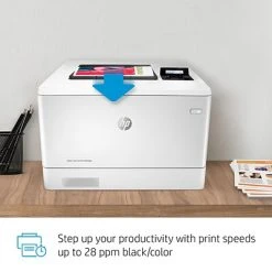 Printers HP LaserJet Pro M454dn USB & Network Ready Color Laser Printer With Duplexing, White (W1Y44A#BGJ) -Epson Shop sp56867734 s7