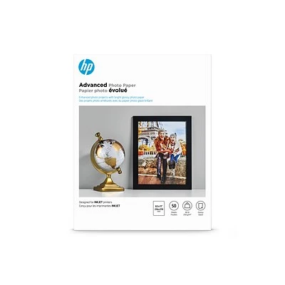 HP Advanced Photo Paper HP Glossy Photo Paper, 8.5" X 11", 50/Pack (Q7853A) 3 HP Advanced Photo Paper HP Glossy Photo Paper, 8.5" X 11", 50/Pack (Q7853A)