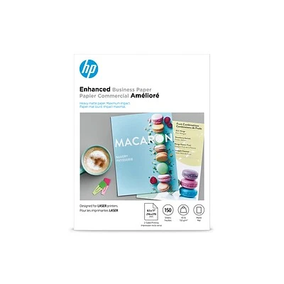 HP Brochure Paper HP Enhanced Business Paper Matte Brochure Paper, 8.5" X 11", 150/Pack (Q6543A) 3 HP Brochure Paper HP Enhanced Business Paper Matte Brochure Paper, 8.5" X 11", 150/Pack (Q6543A)