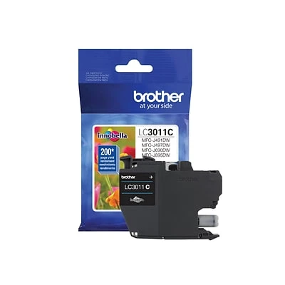 Brother LC3011C Cyan Standard Yield Ink Cartridge 3 Brother LC3011C Cyan Standard Yield Ink Cartridge