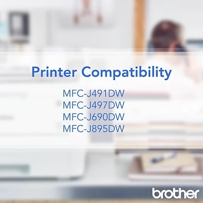 Brother LC3011C Cyan Standard Yield Ink Cartridge 4 Brother LC3011C Cyan Standard Yield Ink Cartridge - Image 2