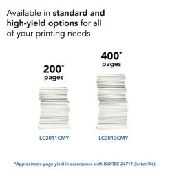 Brother LC3011C Cyan Standard Yield Ink Cartridge 9 Brother LC3011C Cyan Standard Yield Ink Cartridge -Epson Shop sp73453022 s7