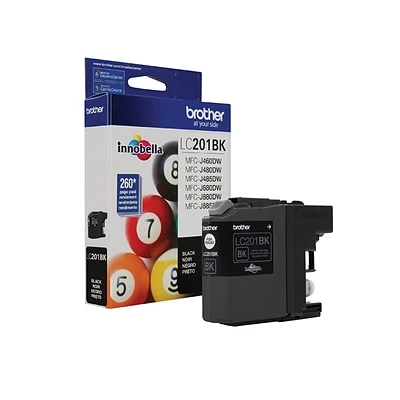 Brother LC201BKS Black Standard Yield Ink Cartridge (LC201BKS) 3 Brother LC201BKS Black Standard Yield Ink Cartridge (LC201BKS)