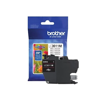 Brother LC3011M Magenta Standard Yield Ink Cartridge 3 Brother LC3011M Magenta Standard Yield Ink Cartridge