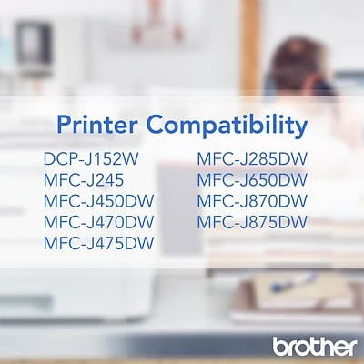 Brother LC101BK Black Standard Yield Ink Cartridge 4 Brother LC101BK Black Standard Yield Ink Cartridge - Image 2