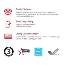 Scanners Canon ImageFORMULA DR-C225W II Office Document Scanner, Black -Epson Shop sp77468590 s7