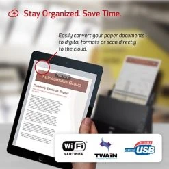 Scanners Canon ImageFORMULA DR-C225W II Office Document Scanner, Black -Epson Shop sp77468593 s7