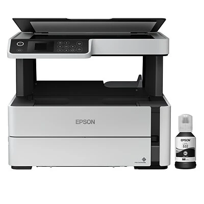 Printers Epson EcoTank® ET-M2170 Wireless Monochrome All-in-One SuperTank Printer 3 Printers Epson EcoTank® ET-M2170 Wireless Monochrome All-in-One SuperTank Printer